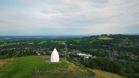 Aerial view of White Nancy Stock Footage 283917676