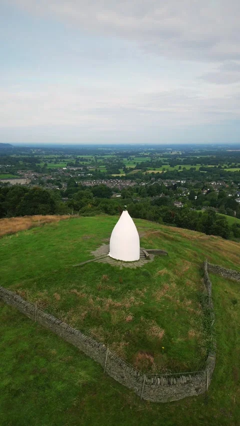 Aerial view of White Nancy Stock Footage 283918170