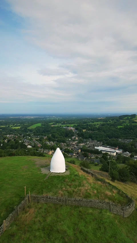 Aerial view of White Nancy Stock Footage 283918176