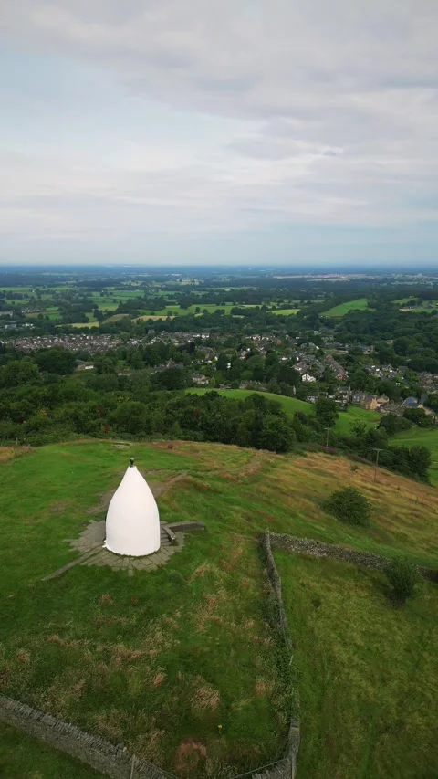 Aerial view of White Nancy Stock Footage 283918182