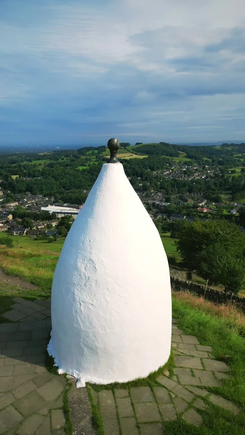 Aerial view of White Nancy Stock Footage 283918351