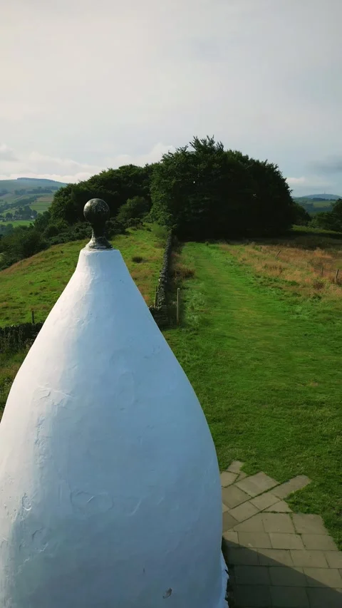 Aerial view of White Nancy Stock Footage 283918359