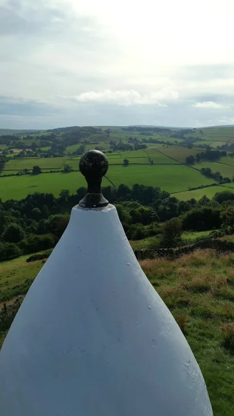 Aerial view of White Nancy Stock Footage 283918449
