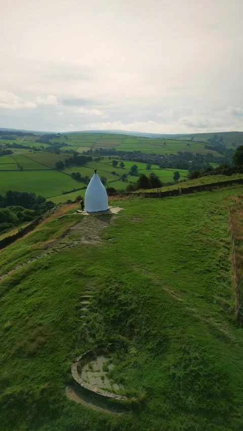 Aerial view of White Nancy Stock Footage 283918574