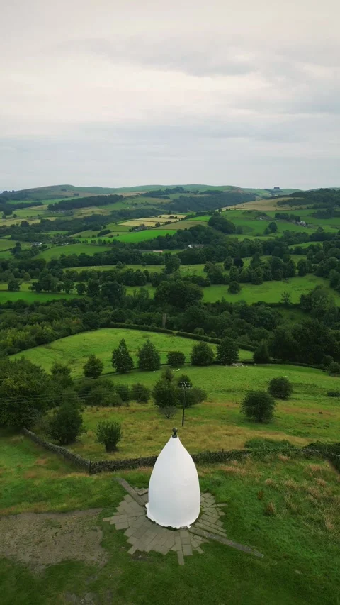 Aerial view of White Nancy Stock Footage 283918686