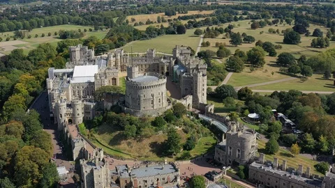 Windsor Castle Birds Eye View