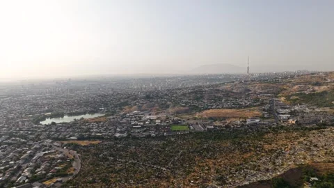 Aerial view of Yerevan Stock Footage 335871405
