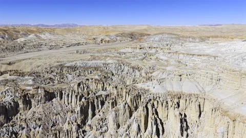 Aerial View of Zanda Earth Forest in Tibet⁠ Video stock 340554844