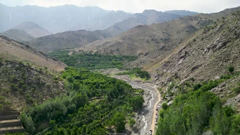 Aerial Views of Farza District Stock Footage 274529573