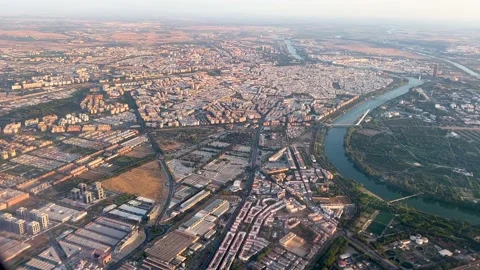 Aerial views from a plane Stock Footage 202555942