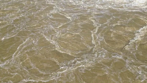 Aerial Views River Flow Stock Footage 259535513