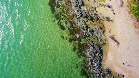 Aerial views of Thom Island in Phu Quoc Vietnam. Stock-Footage 84671663
