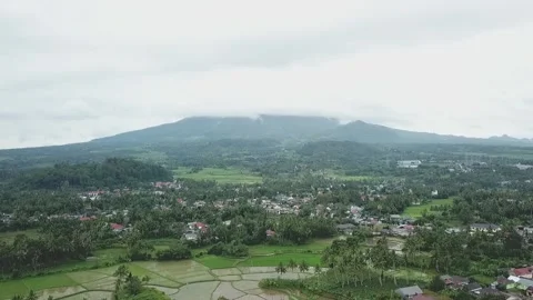 Aerial Village Stock Footage 203819029