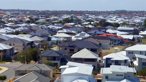 Aerial Vision Housing Stock Footage