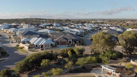 Aerial Vision Housing Stock Footage 93445352