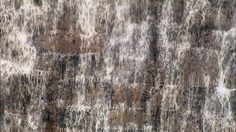 Aerial of water falling down the dam, Howden and Derwent Dams Vidéo 109149869