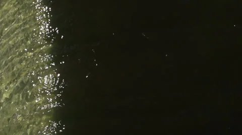 Aerial waterfall and rapids 2 - 240fps Stock Footage 33756063