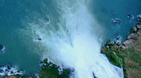 Aerial Waterfall 库存影片 53189790