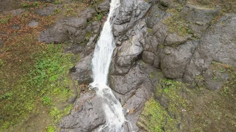 Aerial waterfall nature Stock Footage 239273766