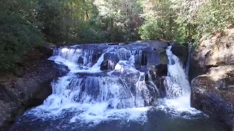 Aerial waterfall.mp4 Stock Footage 57825120