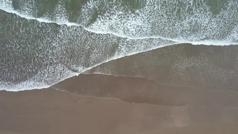 Aerial Waves sea Stock Footage 259576199