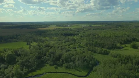 Aerial Wilderness Stock Footage 229318213