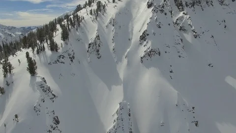 Aerial Winter 1 库存影片 92767707