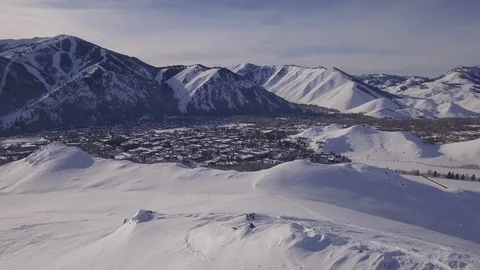 Aerial Winter 6 库存影片 94009548