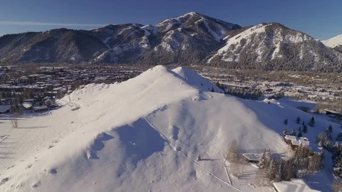 Aerial Winter 8 库存影片 94009090