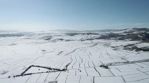 Aerial Winter Stock Footage 294966608