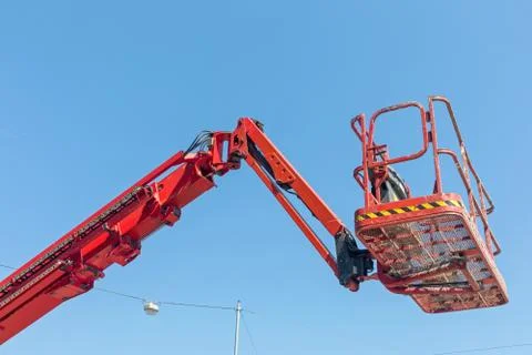 Aerial Work Platform Boom Stock Photos