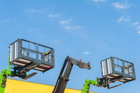 Aerial work platform Foto stock