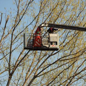 Aerial work platform Stock Photos
