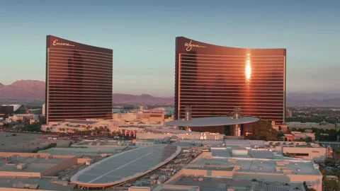 Las Vegas, Nevada City Skyline Aerial Ti, Stock Video