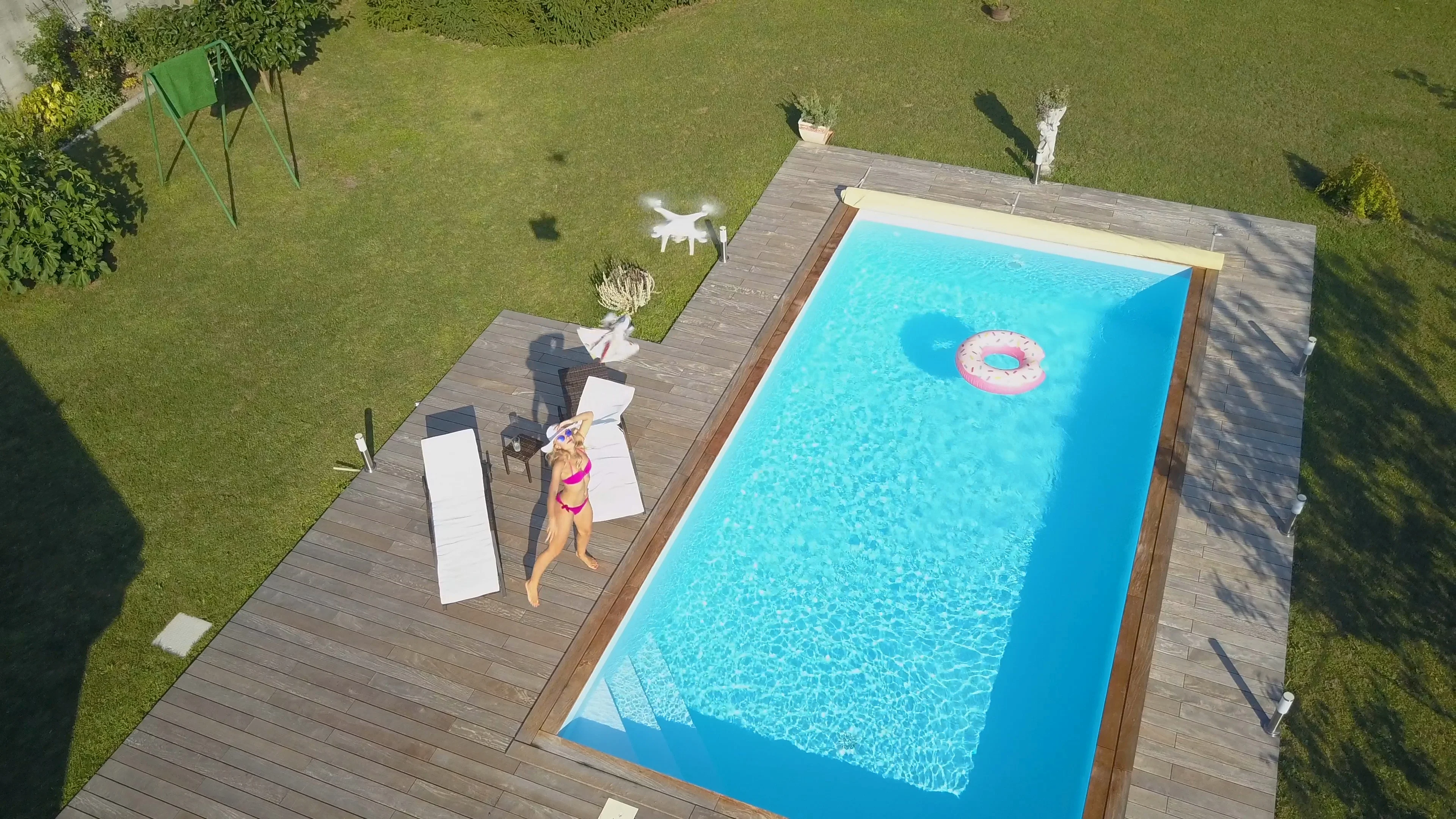 Drone Spies On Sunbathing Woman Drone Hd Wallpaper Regimage Org