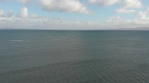 Aerial/Drone shot of beach in Philippines Stock Footage 203969463