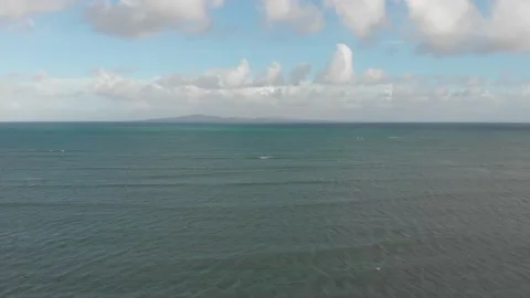 Aerial/Drone shot of beach in Philippines Stock Footage 203969498