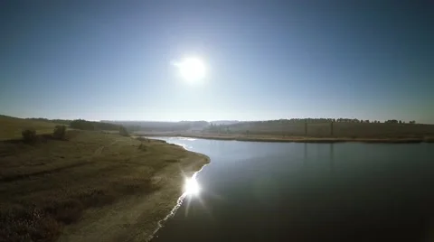 Aerial:flight over like Stock-Footage 56836481