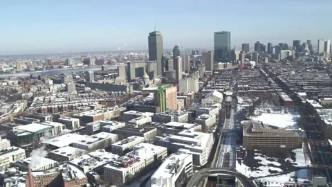 Aerials-approach to boston 2 Stock Footage 140941739