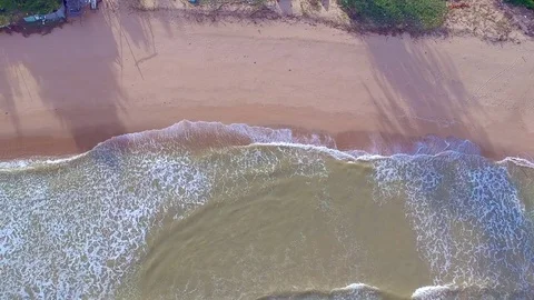 Aerials beach view Stock Footage 83994845
