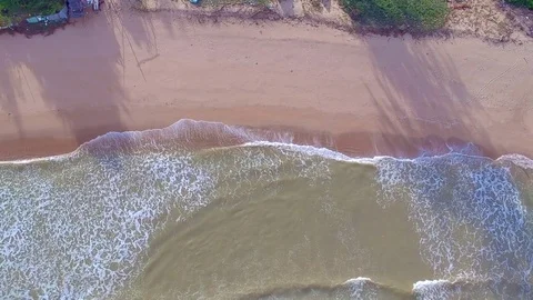 Aerials footage beach view Stock Footage 83994742