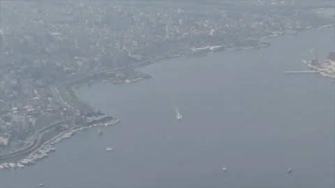 Aerials in Turkey from the clouds Stock Footage 329190489