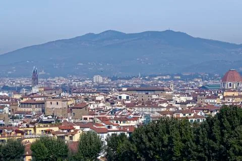 Aerialview of florence Stock Photos