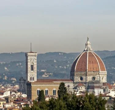 Aerialview of florence Foto stock