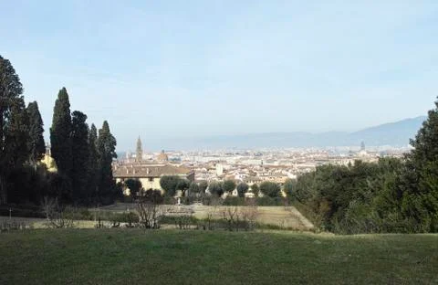Aerialview of florence Stock Photos