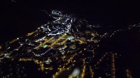 AERIAN ANDORRA NIGHT 库存影片 101779028