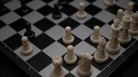 Aeriel View of Chess Board Stock Footage 82624501
