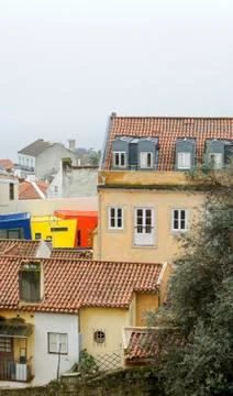 Aerielview of lisbon Stock Photos