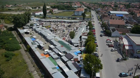 Aerila view city Stockbeeldmateriaal 34161508