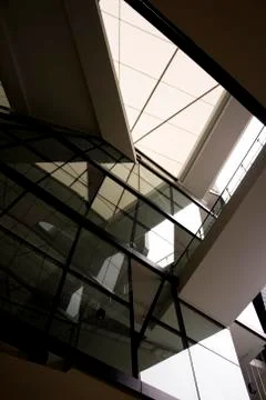 Aero bridge connection 库存照片